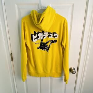 Cielo X Pokémon Hoodie Pikachu Mens Small Embroidered Anime Graphic Sweatshirt S